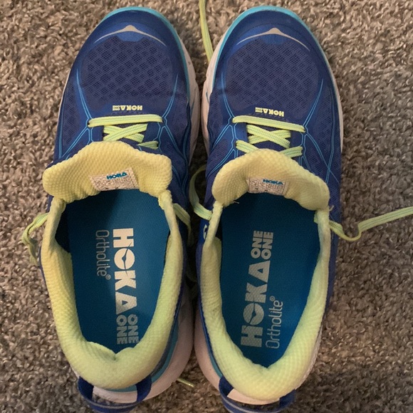 EUC Women’s size 7.5 HOKA ONE ONE Orhtolite Clifton 2 athletic shoes. - Picture 9 of 9